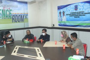 Audiensi PWI Provinsi Jambi dengan Pemda Tanjab Barat Bahas HPN 2022