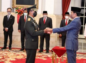 Presiden RI Joko Widodo Lantik Jenderal TNI Andika Perkasa Sebagai Panglima TNI
