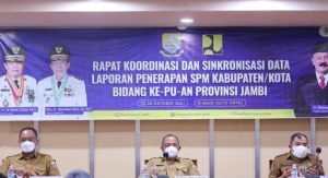 Kadis PUPR Provinsi Jambi Pimpin Rakor dan Sikronisasi Data