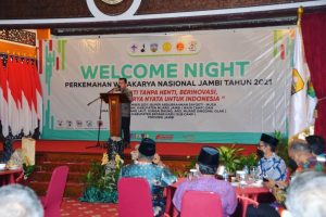 ‘Welcome Night’ Perkemahan Wirakarya Nasional Jambi 2021