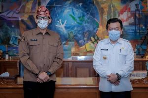 Al Haris Lakukan Audiensi ke BRGM RI dan Kemenparekraf RI