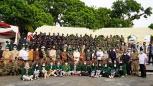 Danrem 042/Gapu Bersama Forkopimda Provinsi Jambi Ikuti Peringatan Pertempuran Simpang Tiga Sipin