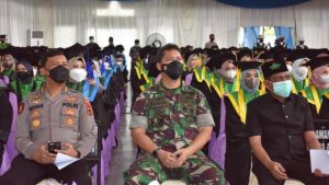 Kasrem 042/Gapu Hadiri Wisuda Sarjana UIN Sultan Thaha Shaifuddin Jambi Tahun Akademik 2021-2022