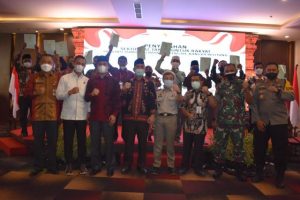 Danrem 042/Gapu Hadiri Penyerahan Sertifikat Untuk Masyarakat Jambi Bersama Menteri ATR/Kepala BPN