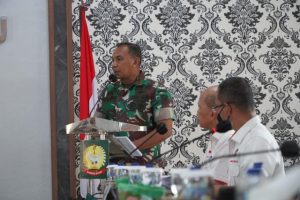 Danrem 042/Gapu Terima Kunjungan Tim Kemenko Polhukam RI