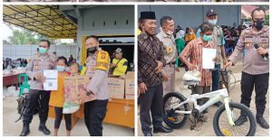 Polres Muarojambi Gelar Vaksinasi Massal 1000 Dosis Berhadiah Sembako dan Sepeda