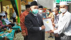 HAB ke-76 Kemenag, Bupati Serahkan Sertifikat Wakaf
