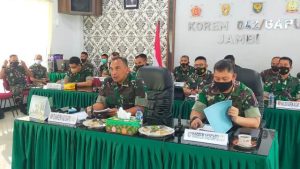 Jelang Penugasan Pamtas Yonif Raider 142/KJ,  Danrem 042/Gapu Paparkan Kesiapan Kepada Pangdam Sriwijaya