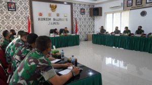 Jabatan Danrem Akan Diserahterimakan, Tim Verifikasi Itdam II/Swj Kunjungi Korem 042/Gapu