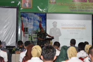 Danrem 042/Gapu Berikan Kuliah Umum Kepada Civitas Stikes Garuda Putih Jambi
