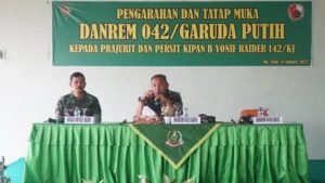 Danrem 042/Gapu : Tugas Operasi Adalah Kehormatan Dan Kebanggaan Bagi Prajurit