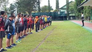 Kasiops Kasrem Ajak Prajurit dan PNS Korem 042/Gapu Awali Tahun 2022 Dengan Semangat Baru Dan Etos Kerja Lebih Baik