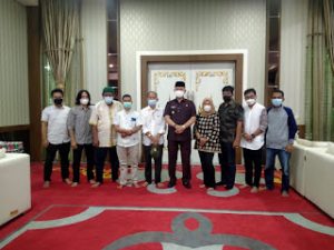 Syarif Fasha Terima Silaturahmi Pengurus PWI Provinsi Jambi