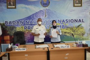 Lapuanja Lakukan Penandatanganan Perjanjian Kerja Sama Dengan BNN Provinsi Jambi