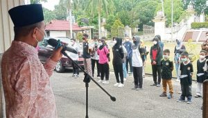 Bupati Merangin Lepas Atlit Taekwondo Ikuti Kejurda di Sarolangun