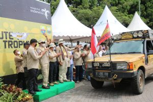 Kapolda Jambi Hadiri Acara Pelepasan Wisata Pertualangan Sumatera Tribute Jambi-Medan