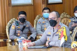 Kapolda Jambi Ikuti Zoom Meeting Dipimpin Presiden RI