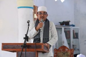 Bupati Tanjab Barat Hadiri Peringatan Isra Miraj di Mesjid Hidayatul Muttaqin