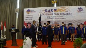 Rakorda DPD Partai Nasdem, Syarif Fasha: Pileg 2024 Target 4 Kursi