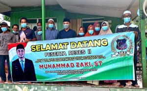 Reses ke Sungai Nibung, M. Zaki Disambut Hangat Warga Parit Lapis