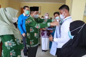 Bupati Beserta Ketua PKK Tanjab Barat Buka Pelatihan Tenaga Kerja Berbasis Kompetensi