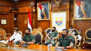 Danrem 042/Gapu Ikuti Rakornas Gulben Tahun 2022