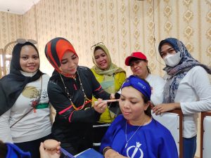 Lapuanja Bersama WMW Provinsi Jambi & Inez Kosmetik Gelar Beauty Class