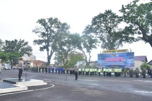 Polda Jambi Gelar Apel Pasukan Operasi Mandiri Keselamatan Ta 2022
