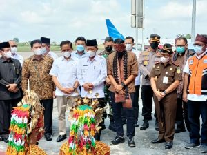 Irwasda Polda Jambi Sambut Kedatangan Menteri Pariwisata Dan Ekonomi Kreatif RI
