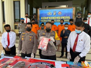 OPS Antik Siginjai 2022, Polres Tanjab Barat Amankan 5 TSK dan 2 TO