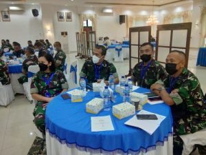 Kapenrem 042/Gapu Ikuti Rakernis Penerangan TNI AD TA 2022