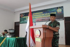 Kodim 0415/Jambi Peringati Isra Mi’raj Nabi Muhammad SAW 1443 H/2022