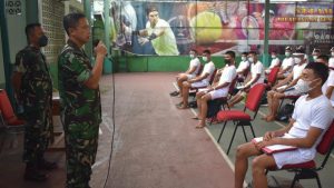 Kasipers Kasrem 042/Gapu Tegaskan Untuk Jadi Tentara Tidak Dipungut Biaya