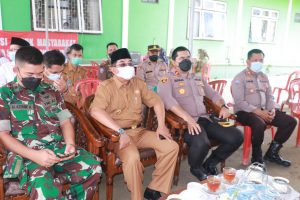 Bupati Tanjab Barat Ikuti Rapat Percepatan Vaksinasi Dengan Kapolri