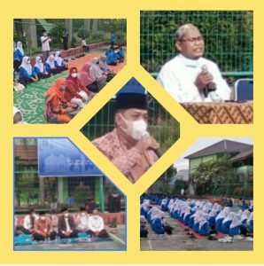 Peringatan Isra Mi’raj SMANSA Dilaksanakan di Lapangan Basket