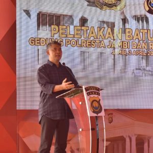 Wali Kota Jambi Hadiri Peletakan Batu Pertama Pembangunan Gedung Mapolresta