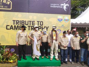 Wakil Bupati Muarojambi Dampingi Ketua MPR RI Lepas Peserta Sumatera Tribute Jambi – Medan