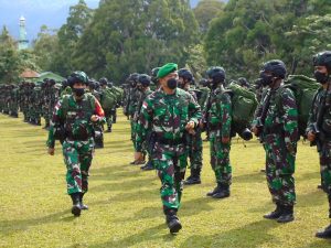 Satgaswil Kodim Yalimo Yonif R 142/KJ tiba di Papua Disambut Danrem 172/PWY