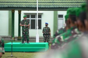 Danrem 042/Gapu Pimpin Apel Kesiapan Pam Unjuk Rasa