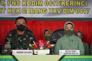 Danrem 042/Gapu Gelar Tatap Muka Bersama Prajurit Kodim Kerinci