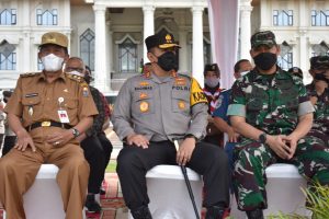 Kasrem 042/Gapu Hadiri Apel Gelar Pasukan Operasi Ketupat