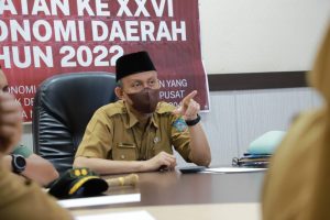 Sekda Agus Sanusi Ikuti Peringatan Hari Otonomi Daerah Secara Virtual