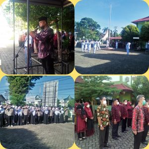 Upacara Pelepasan Anak Didik SMANSA Tahun 2021/2022