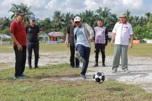 Bupati Tanjab Barat Resmi Buka Open Turnamen Hamdani Cup VI
