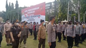 Mashuri Ikuti Apel Pasukan Pengaman Pilkades, Polres Merangin Turunkan Sebanyak 443 Personil