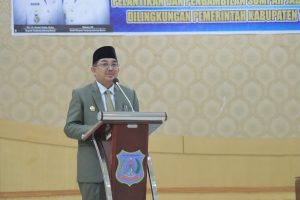 Bupati Tanjab Barat Lantik Enam Pejabat Eselon II, Anwar Sadat: Tunjukkan Dedikasi, Loyalitas dan Kinerja