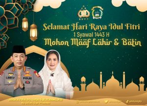 Ucapkan Selamat Idul Fitri, Kapolri: Perkokoh Kebersamaan dan Rajut Persatuan Wujudkan Indonesia Tangguh dan Tumbuh