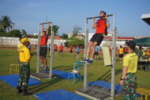 Cek Kebugaran Fisik Prajurit, Korem 042/Gapu Gelar Tes Garjas Periodik