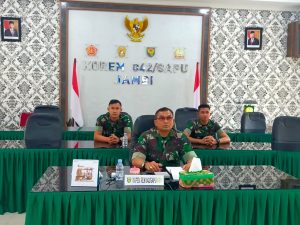 Kapenrem 042 Gapu Ikuti Workshop Menulis Penerangan TNI AD 2022