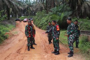 Tim Wasev Mabes TNI Kunjungi TMMD 113 Tahun 2022 di Wilayah Kodim 0419/Tanjab